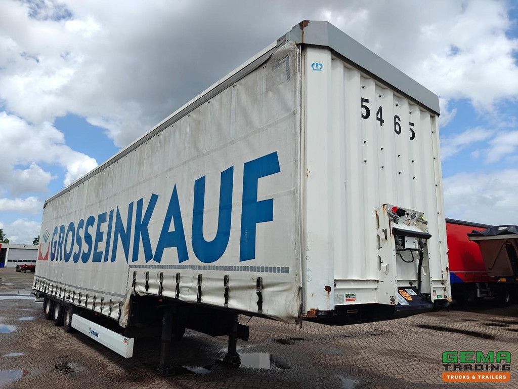 Krone SD Curtain-sided Semi-Low Loader - Pop-up Roof - 3 Axles BPW Drum Brake