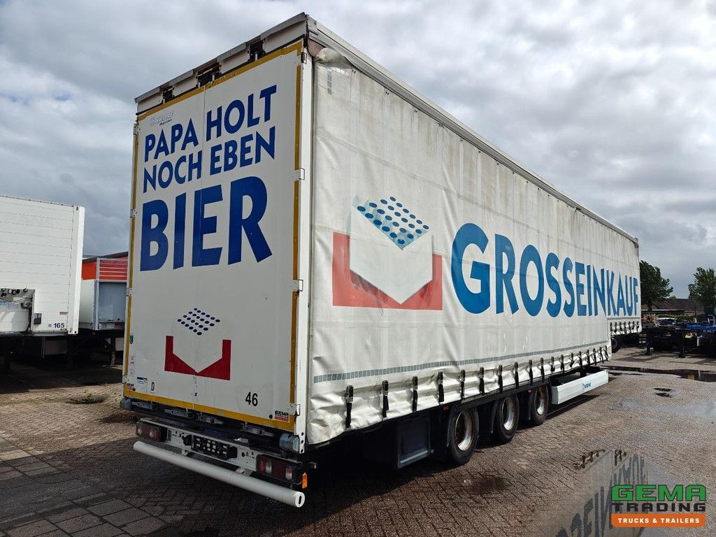 Krone SD Curtain-sided Semi-Low Loader - Pop-up Roof - 3 Axles BPW Drum Brake