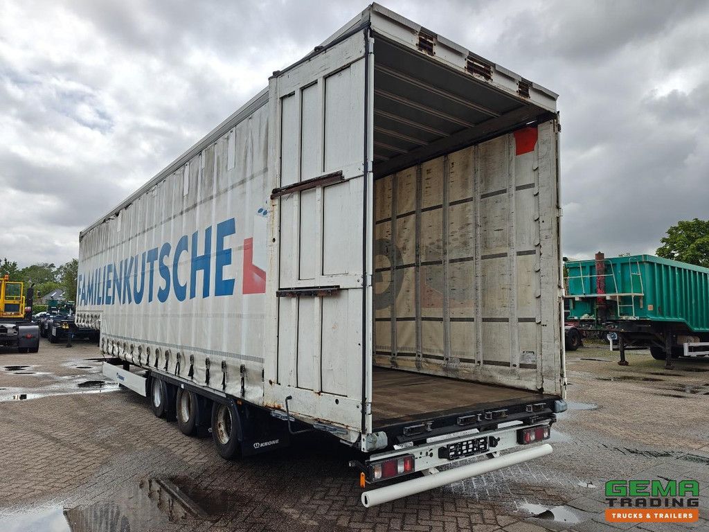 Krone SD Curtain-sided Semi-Low Loader - Pop-up Roof - 3 Axles BPW Drum Brake