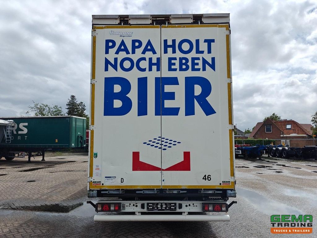 Krone SD Curtain-sided Semi-Low Loader - Pop-up Roof - 3 Axles BPW Drum Brake