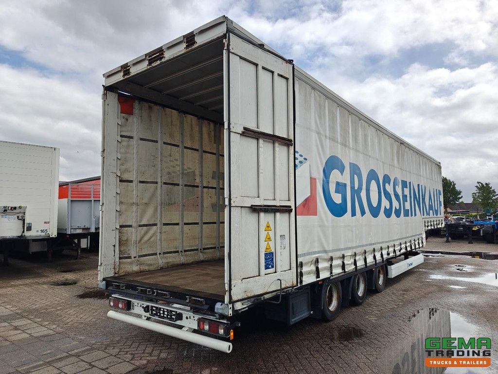 Krone SD Curtain-sided Semi-Low Loader - Pop-up Roof - 3 Axles BPW Drum Brake