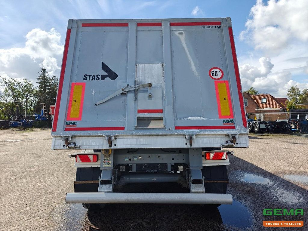 Stas S300CX 35 m³ AluBox-Kipper – Alu-Fahrgestell – Scheibenbremsen – Liftachse – Cramaro-Elektroplane
