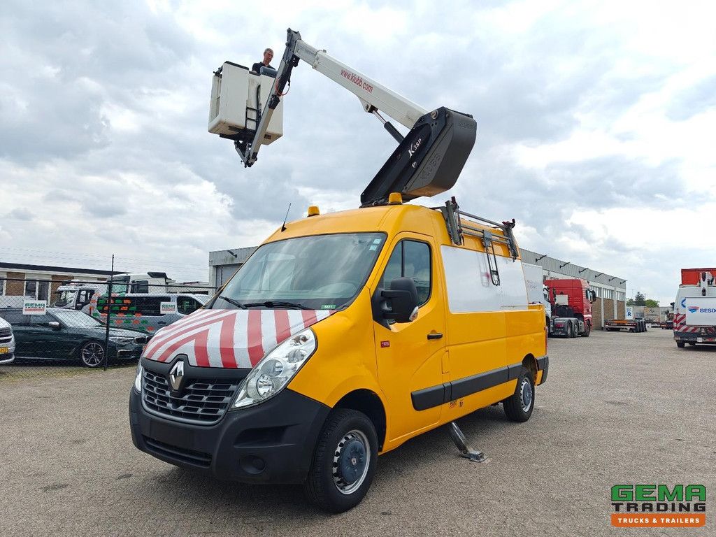 Renault MASTER Euro6B – Klubb K38P Teleskopausleger-Arbeitsbühne 11,9 m – 2750 Stunden – 96.000 km – Navi