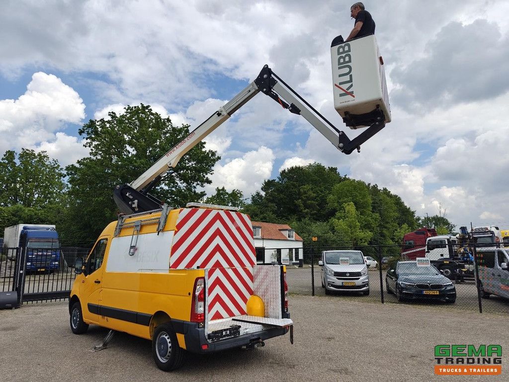 Renault MASTER Euro6B – Klubb K38P Teleskopausleger-Arbeitsbühne 11,9 m – 2750 Stunden – 96.000 km – Navi