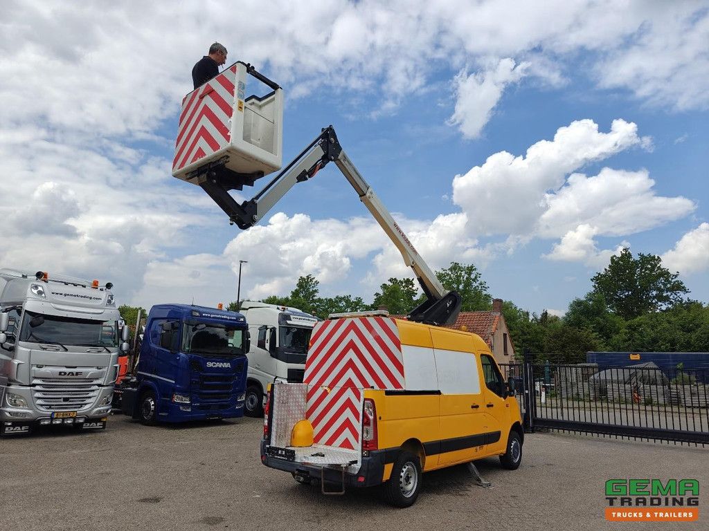 Renault MASTER Euro6B – Klubb K38P Teleskopausleger-Arbeitsbühne 11,9 m – 2750 Stunden – 96.000 km – Navi