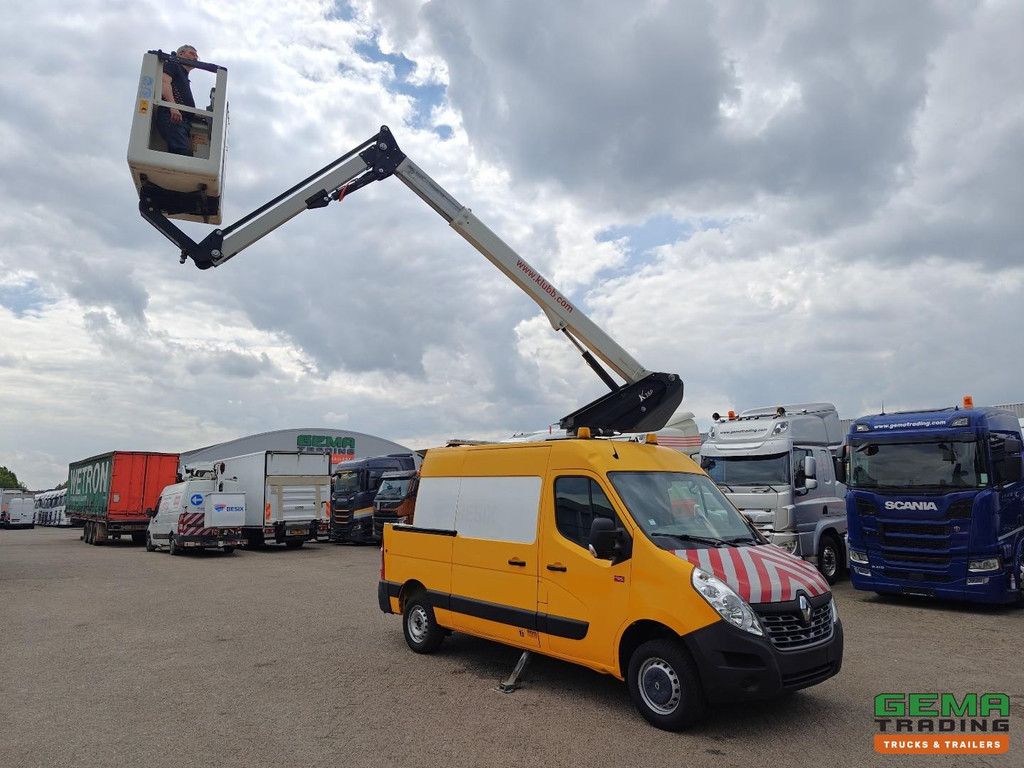 Renault MASTER Euro6B – Klubb K38P Teleskopausleger-Arbeitsbühne 11,9 m – 2750 Stunden – 96.000 km – Navi