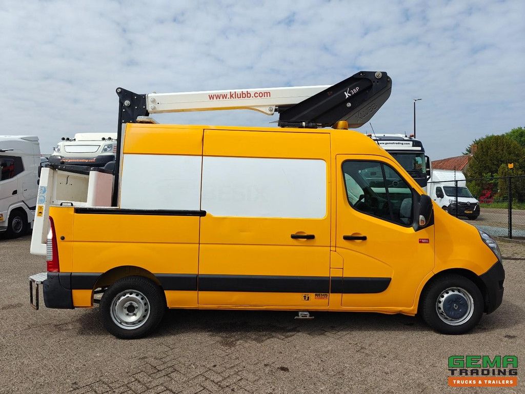 Renault MASTER Euro6B – Klubb K38P Teleskopausleger-Arbeitsbühne 11,9 m – 2750 Stunden – 96.000 km – Navi