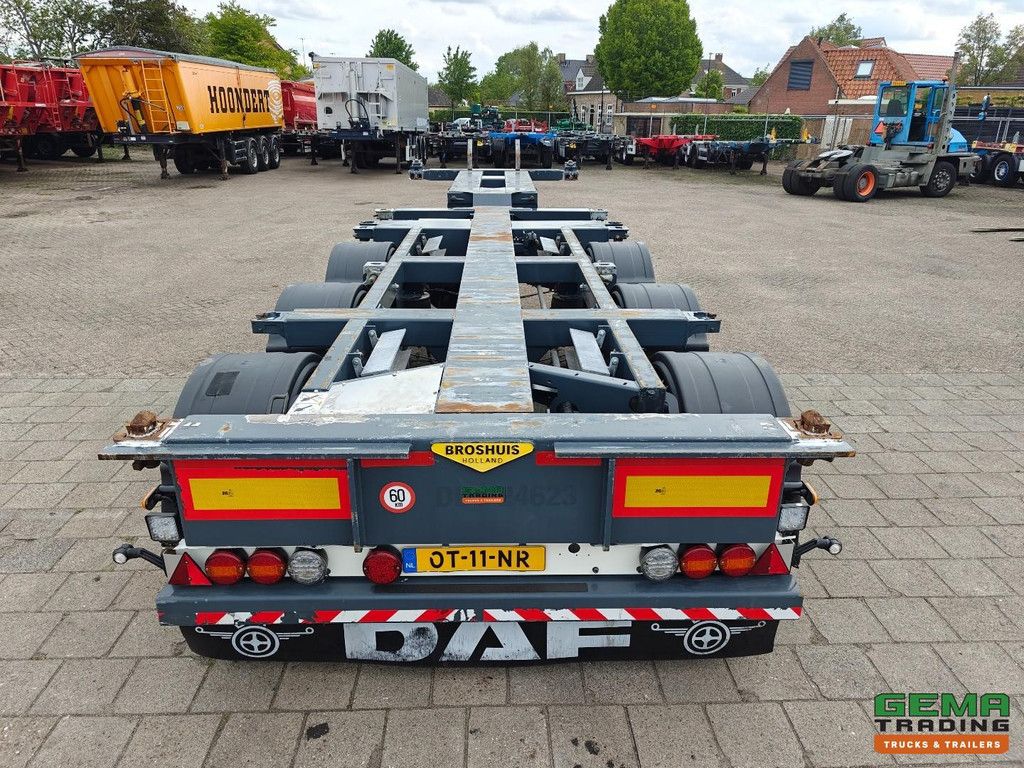 Broshuis 3UCC-39/45 MFCC All Types of Containers - Center/Rear Slider - Lift Axle - SAF Axles Disc Brake - 10/2026 MOT