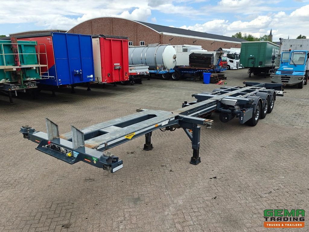 Broshuis MFCC-HD All Types of Containers - Center/Rear Slider - Lift Axle - SAF Axles Disc Brake - 10/2026 MOT