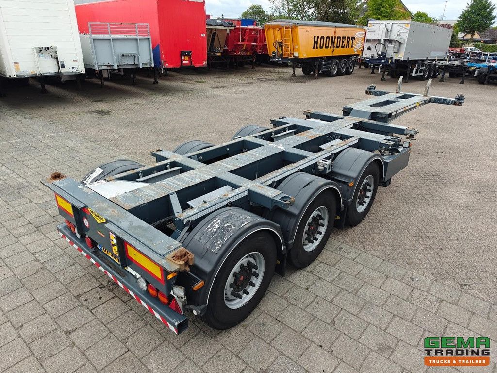 Broshuis MFCC-HD All Types of Containers - Center/Rear Slider - Lift Axle - SAF Axles Disc Brake - 10/2026 MOT