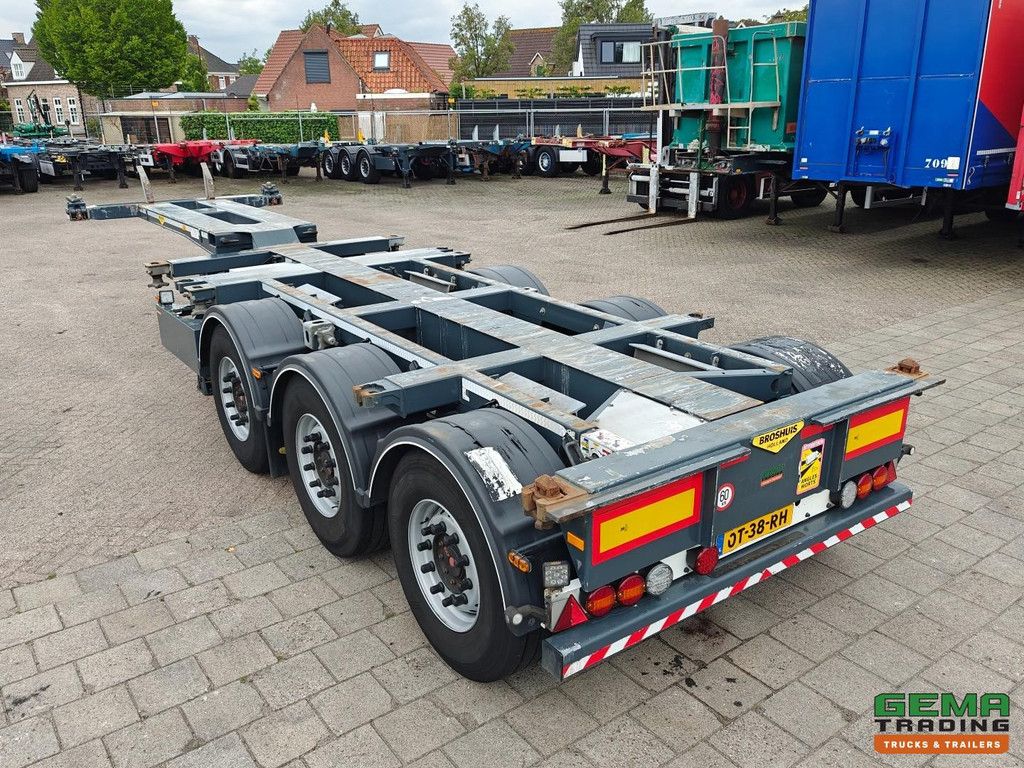 Broshuis MFCC-HD All Types of Containers - Center/Rear Slider - Lift Axle - SAF Axles Disc Brake - 10/2026 MOT