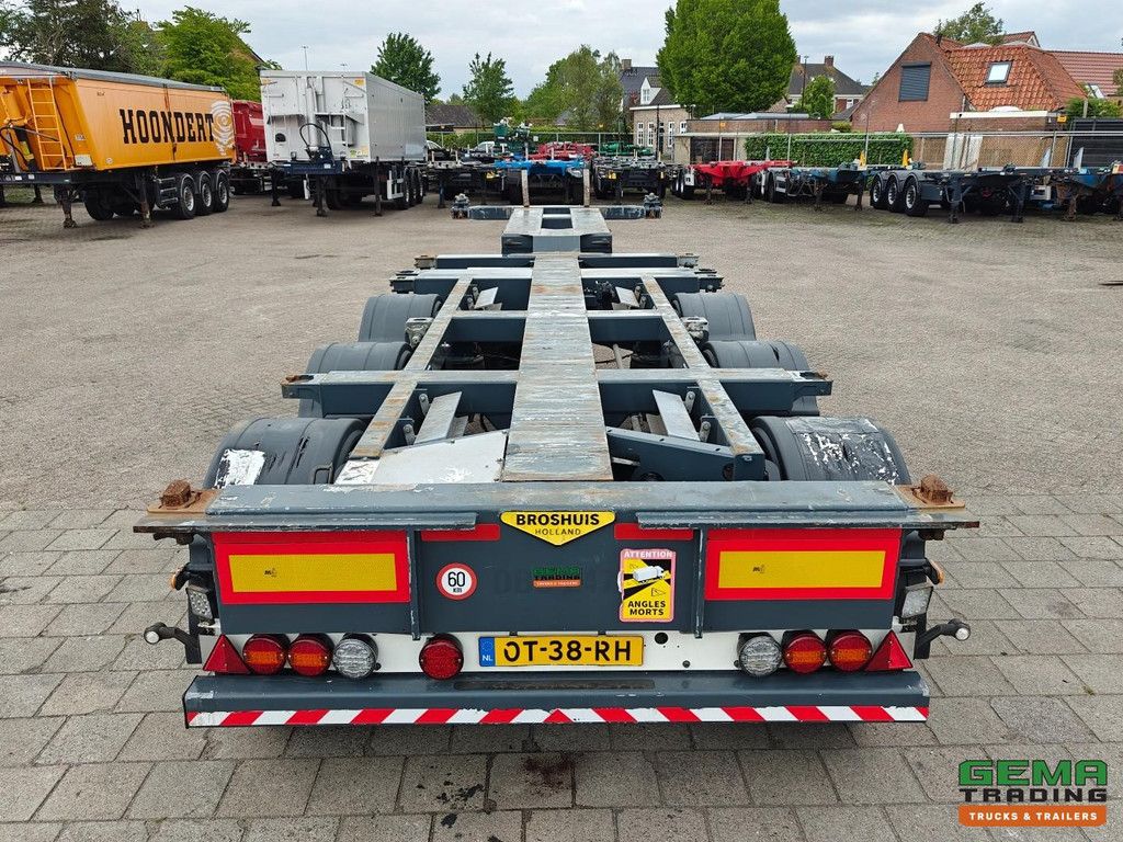 Broshuis MFCC-HD All Types of Containers - Center/Rear Slider - Lift Axle - SAF Axles Disc Brake - 10/2026 MOT