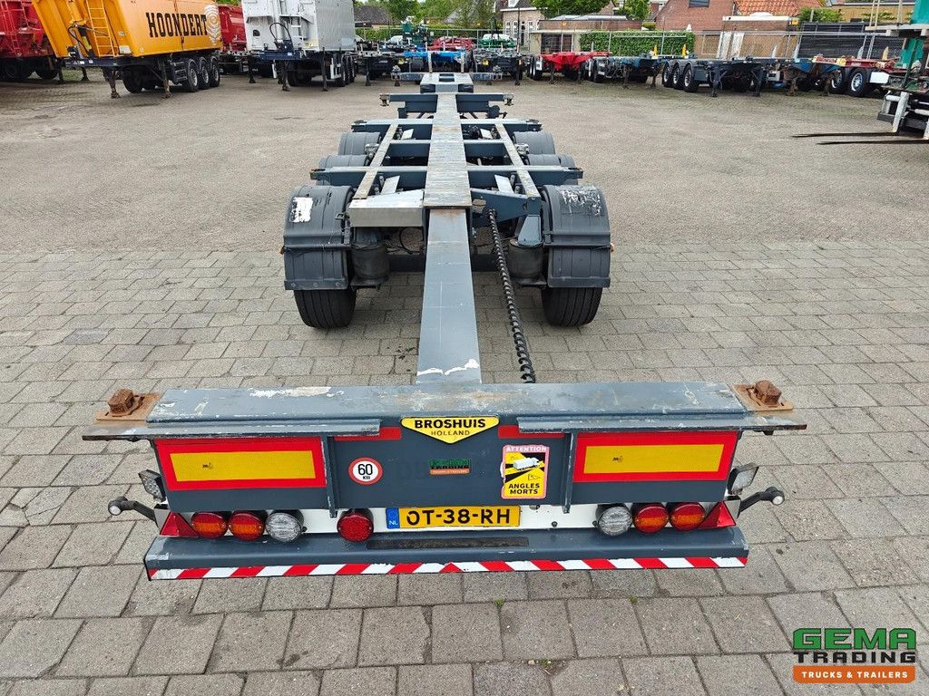 Broshuis MFCC-HD All Types of Containers - Center/Rear Slider - Lift Axle - SAF Axles Disc Brake - 10/2026 MOT