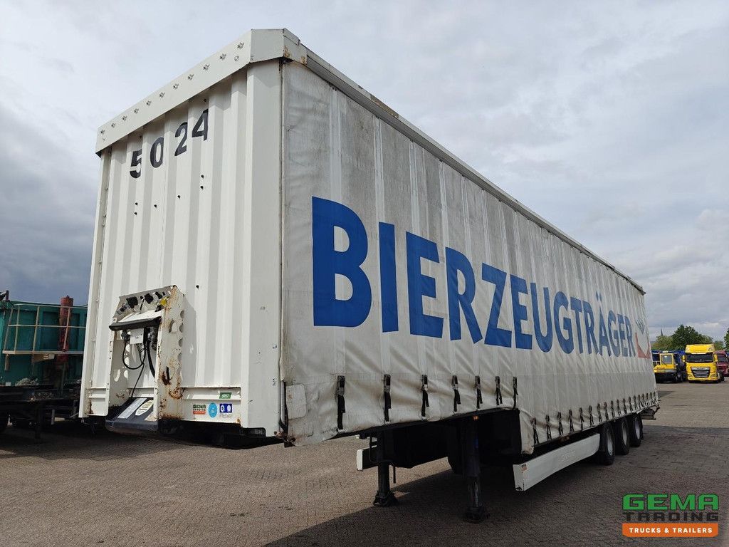 Krone SD Sliding curtains 13.6 - Semi-low loader - Pop-up roof - BPW axles drum brake