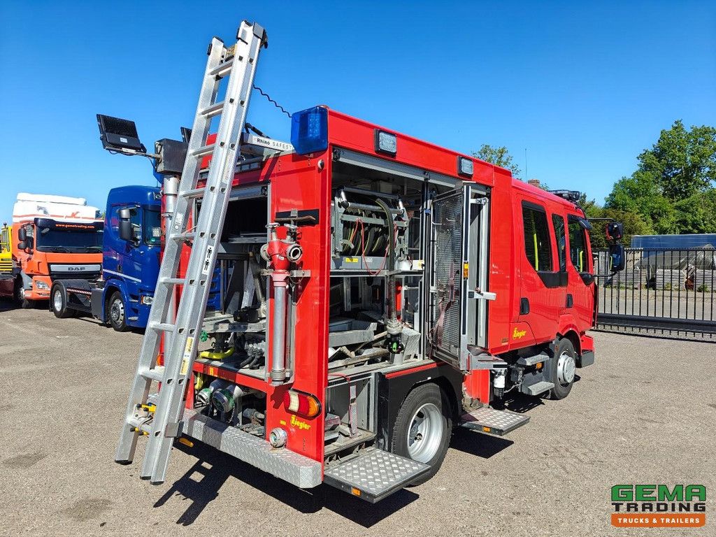 Renault MIDLUM 220.10 EXTRA LIGHT 4x2 Doppelkabine (6-Sitzer) Euro 5 – Ziegler AS06 LD2.000 HD400 S100 – Pumpe ausgebaut – TÜV bis 04/2027