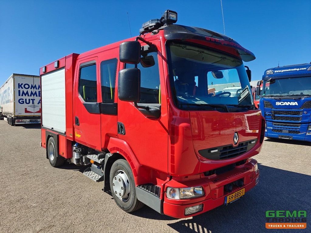 Renault MIDLUM 220.10 EXTRA LIGHT 4x2 Doppelkabine (6-Sitzer) Euro 5 – Ziegler AS06 LD2.000 HD400 S100 – Pumpe ausgebaut – TÜV bis 04/2027