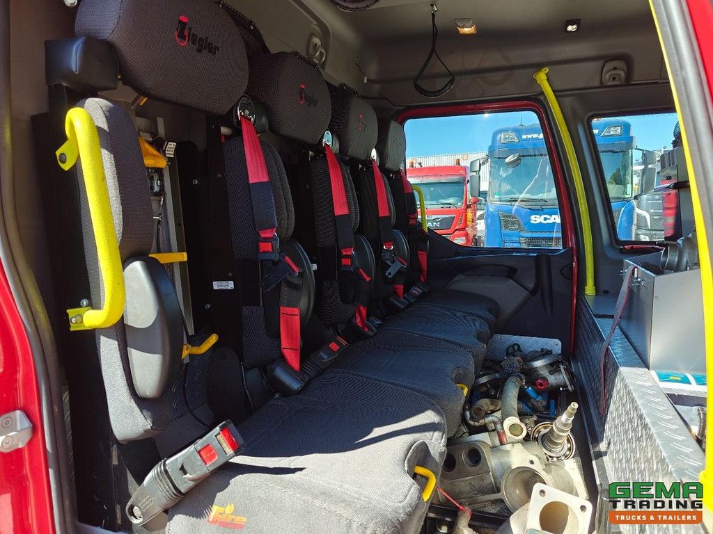 Renault MIDLUM 220.10 EXTRA LIGHT 4x2 Doppelkabine (6-Sitzer) Euro 5 – Ziegler AS06 LD2.000 HD400 S100 – Pumpe ausgebaut – TÜV bis 04/2027