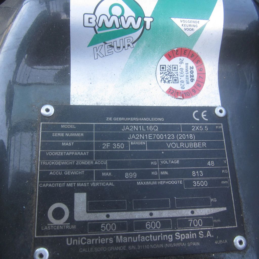 Unicarriers L16Q, elek., duplo, side shift, vorkenklem.