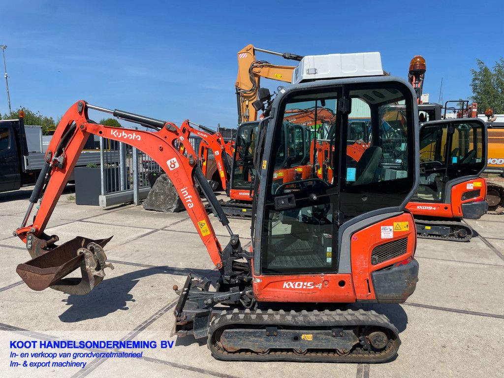 Kubota Kx 019-4 Overdruk unit/2xBak!