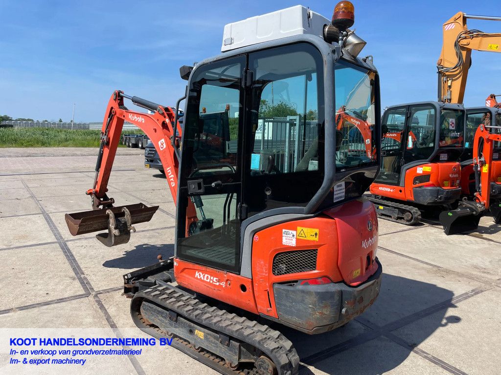 Kubota Kx 019-4 Overdruk unit/2xBak!