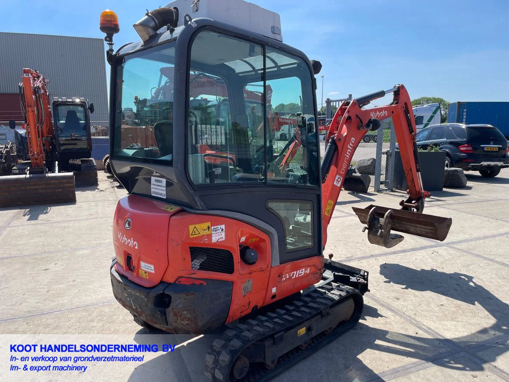 Kubota Kx 019-4 Overdruk unit/2xBak!