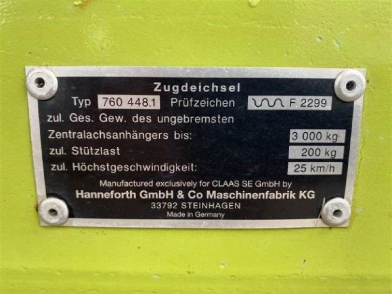 Claas Skærebordsvogn 30