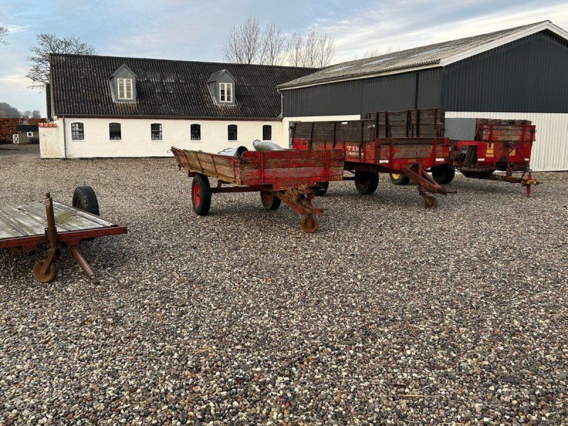 Tim 4 stk fladvogne Halmvogne pris fra 500,-