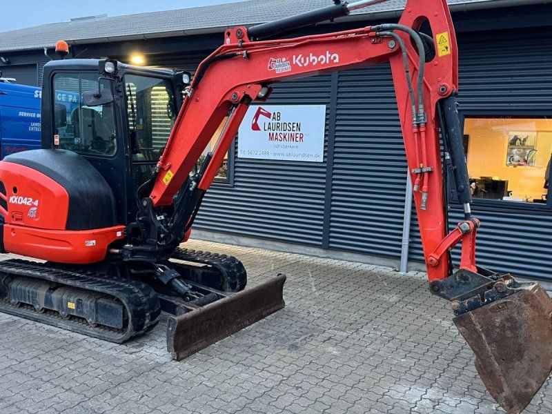 Kubota Kx042-4 Hydraulisk s40 + graveskovl