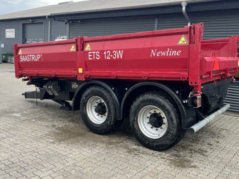 Baastrup ets 12-3w 12 tons Entreprenørvogn