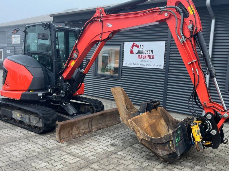Kubota KX060-5 Centralsmørring og nyere Engcon rotortilt kun kørt 1332t