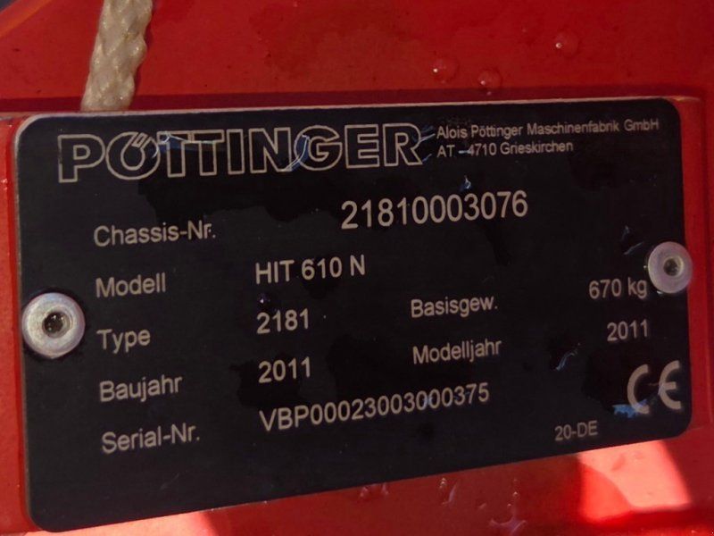 Pöttinger HIT 610 N
