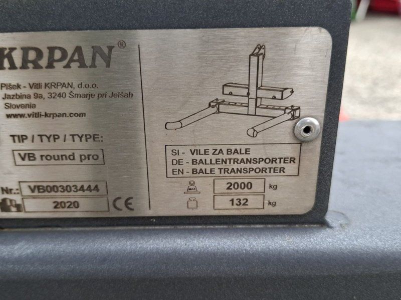 Krpan Ballentransportgabel