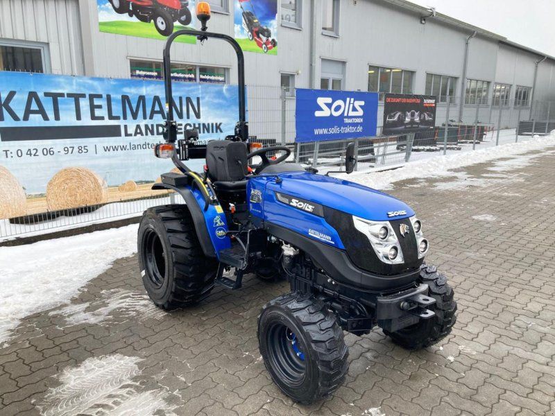 Solis 26 Tiger Blau Neumaschine