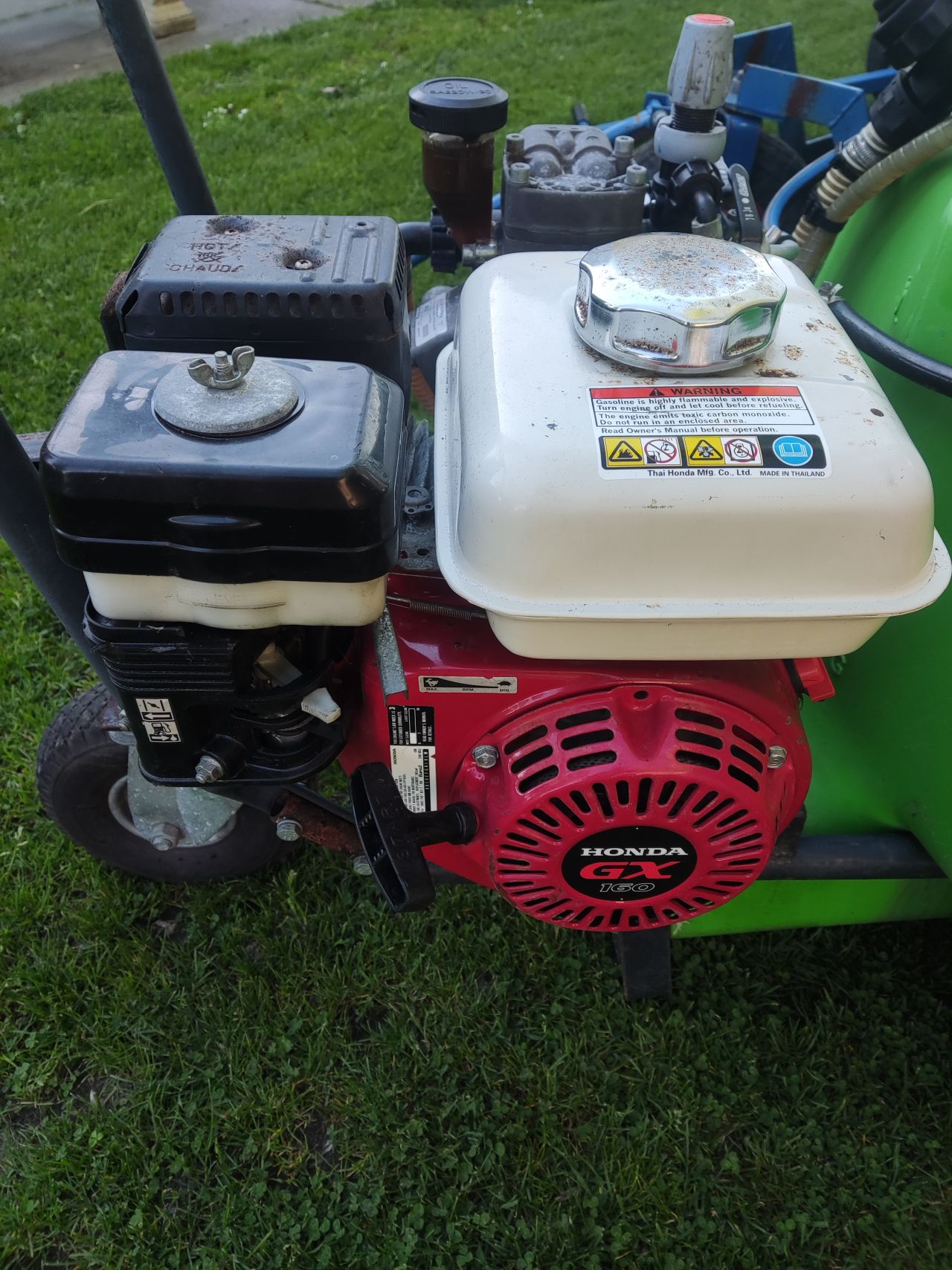 3 motorvatspuiten (Unigreen, Comtu, MM, Honda motoren, etc.)