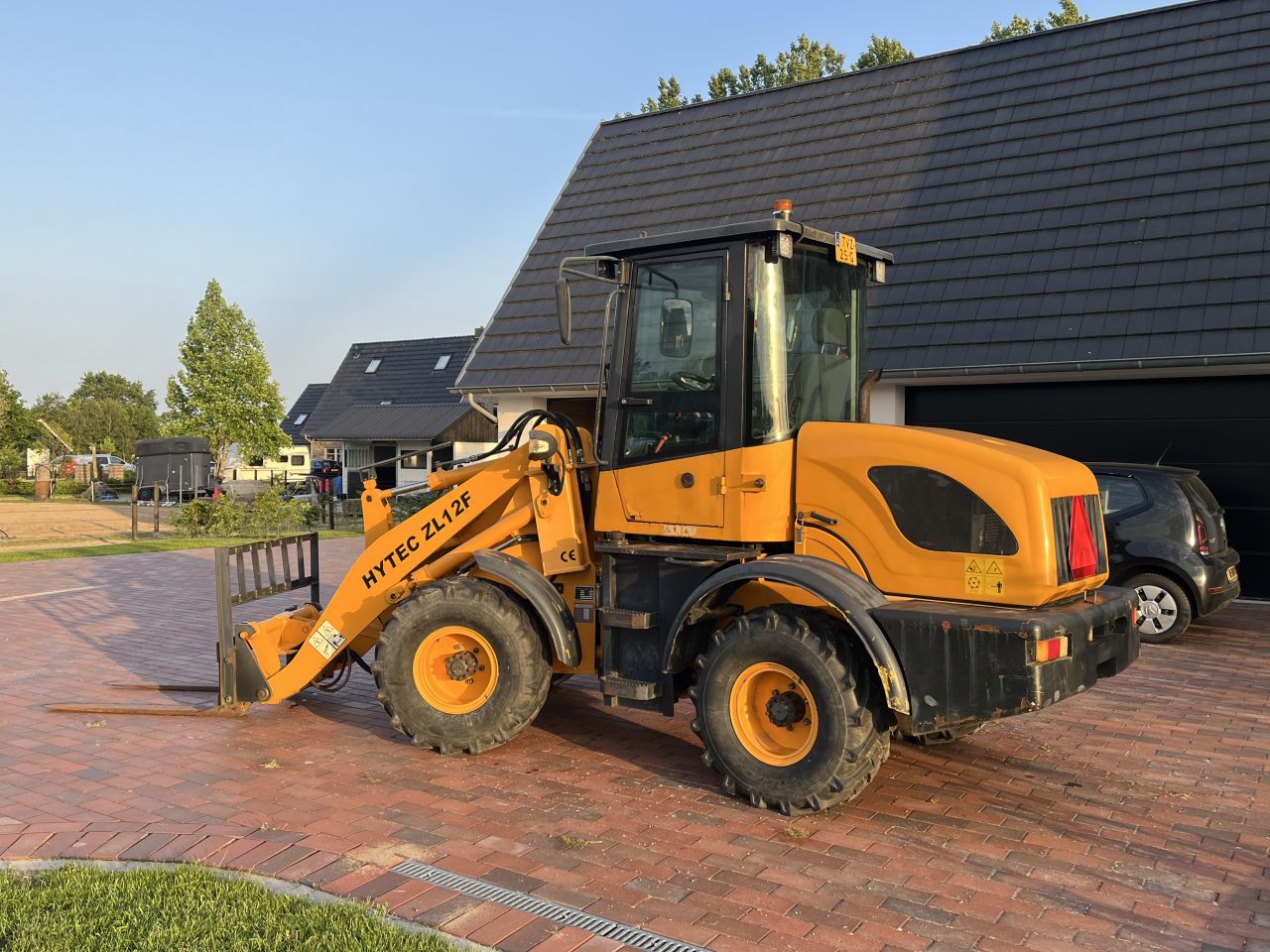 HYTEC ZL12F shovel / wiellader bouwjaar 2019 – cabine – palletvo