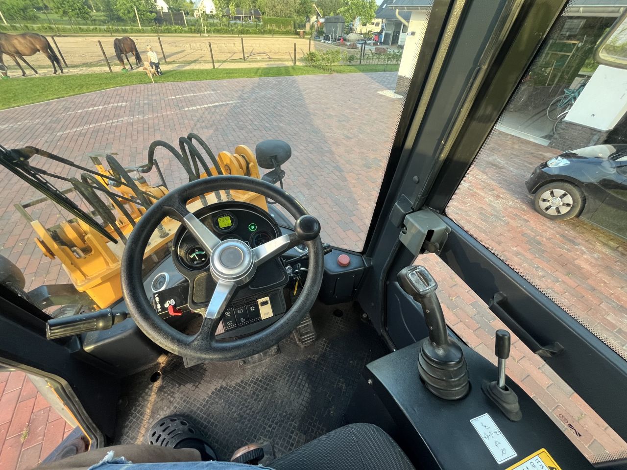 HYTEC ZL12F shovel / wiellader bouwjaar 2019 – cabine – palletvo