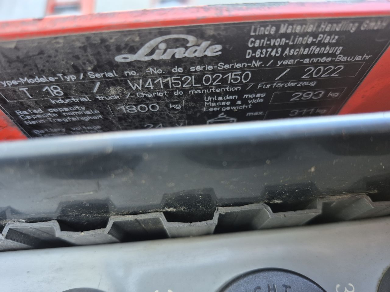 Linde T18 bj 2022 3895 uur accu bj 2024 nieuwe wielen