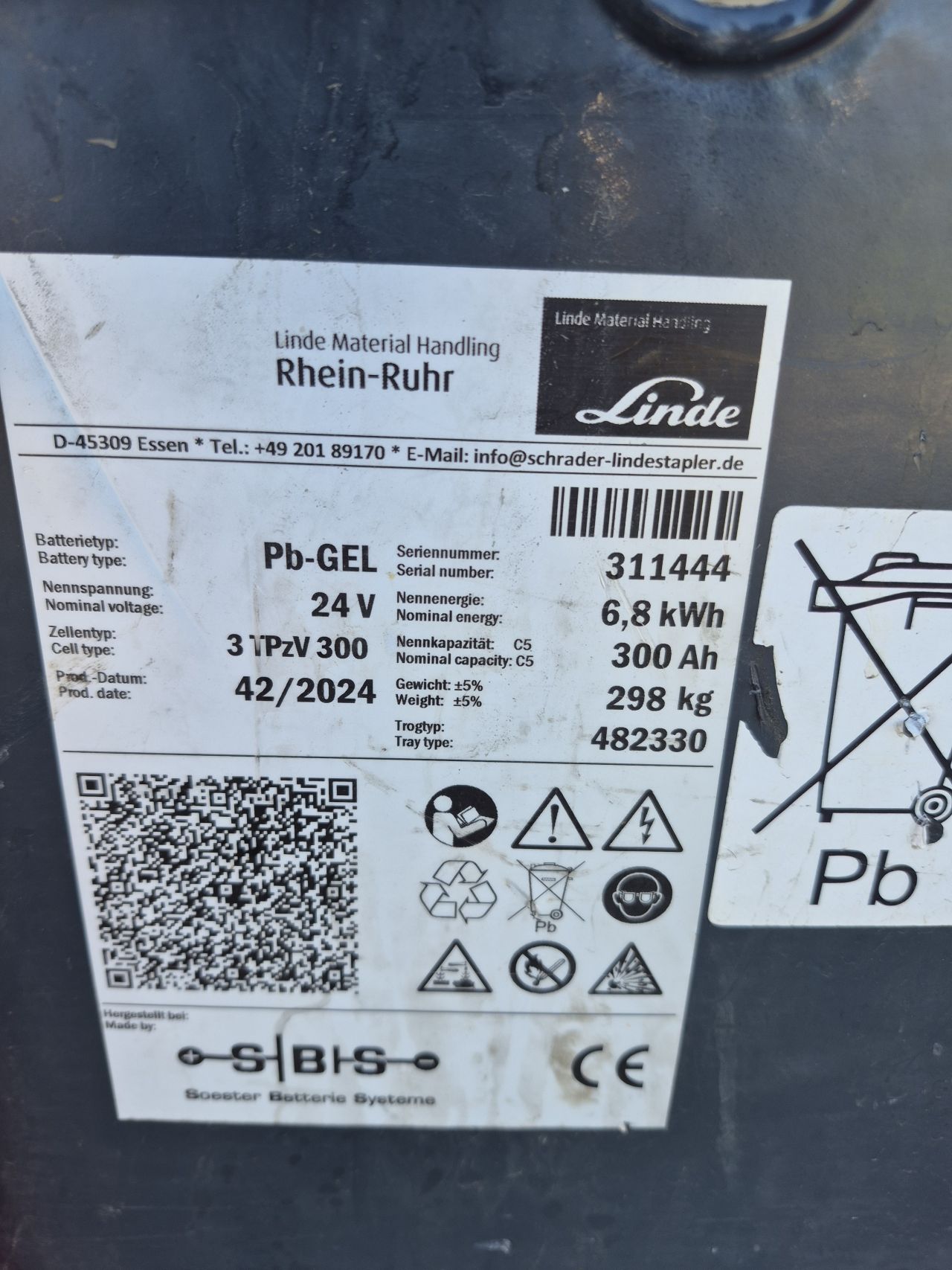 Linde T18 bj 2022 3895 uur accu bj 2024 nieuwe wielen