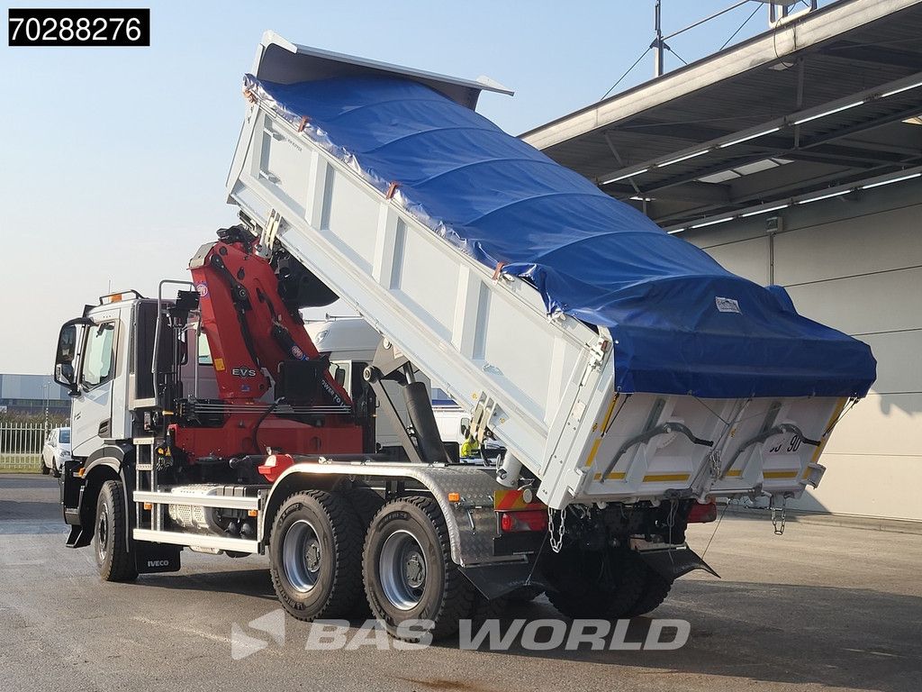 Iveco X-Way 480 6X4 NEW! HMF 2243Z-RCS Z-Crane kran 12m3 KH-Kipper Retarder Big-Axle