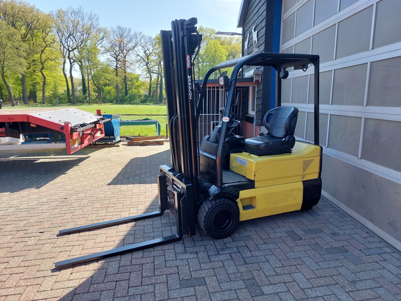 Komatsu FB18 triplex sideshift vorkversteller