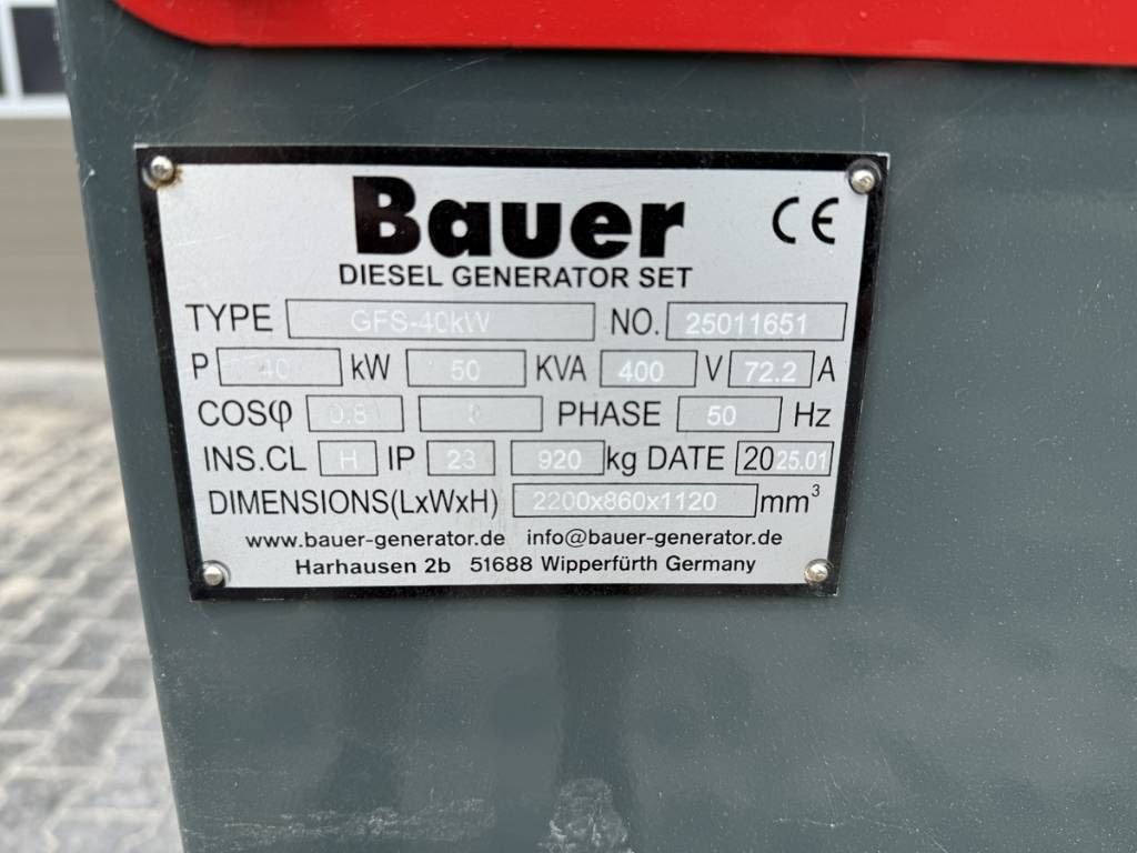Bauer 33 KVA