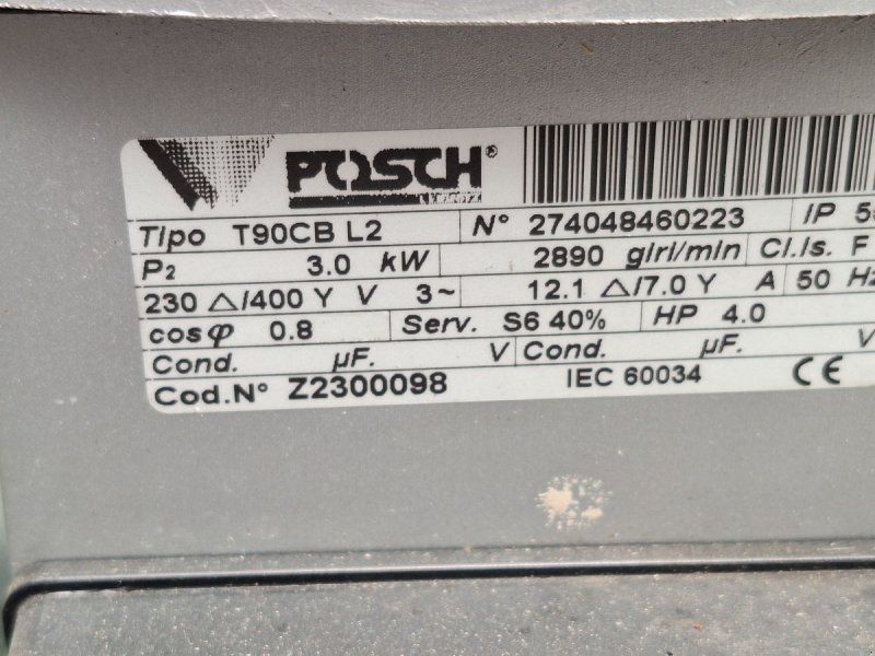Posch Spaltaxt 6 to, Turbo 400V