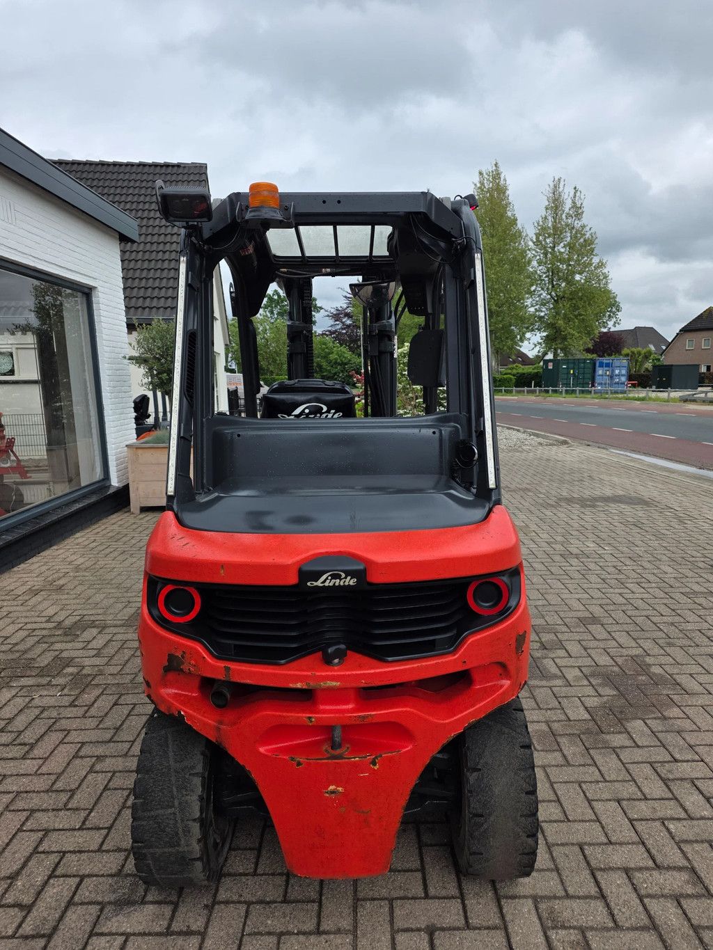 Linde H25 Triplomast diesel heftruck