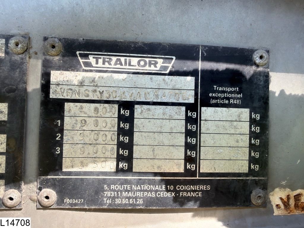 Trailor open laadbak