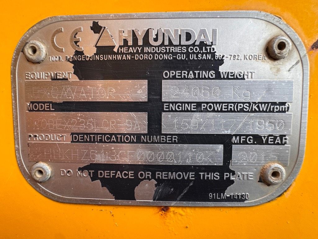 Hyundai EX235LCR-9A