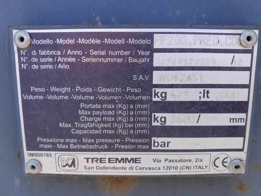 Merlo Volume bak 240cm 2000L