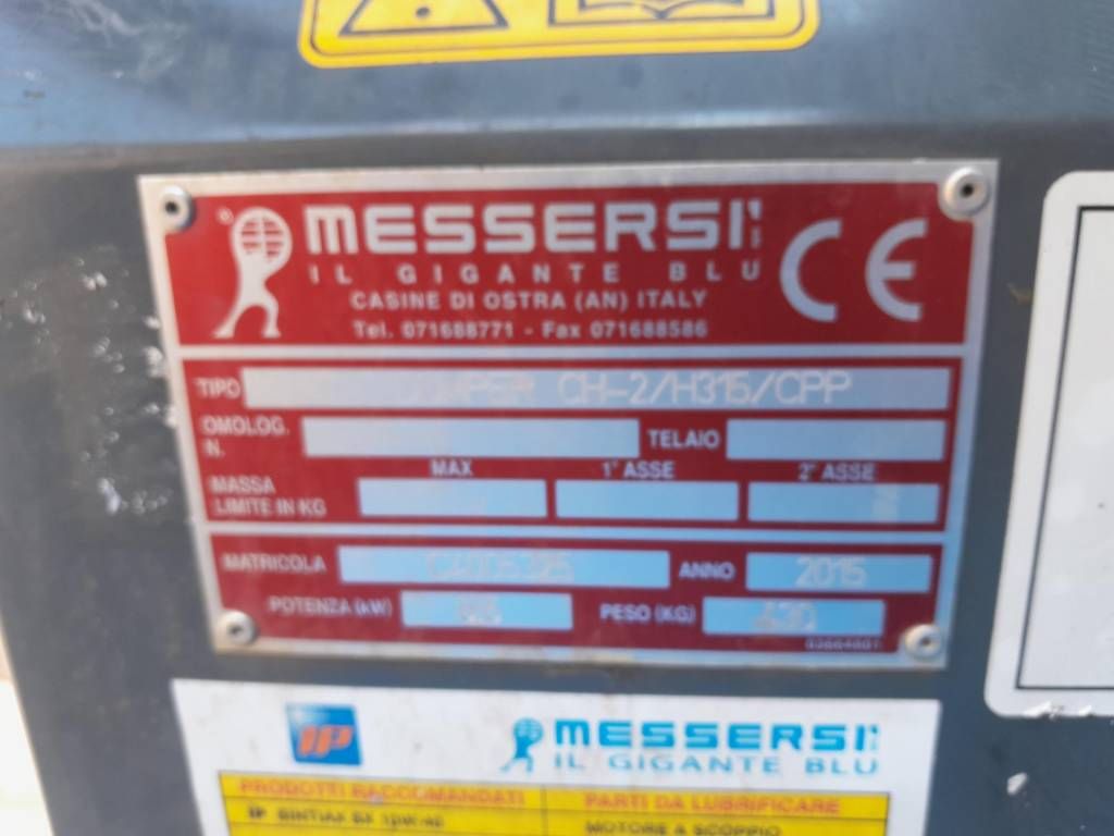 Messersi CH-2 Rupdumper dumper met extra plateau bak