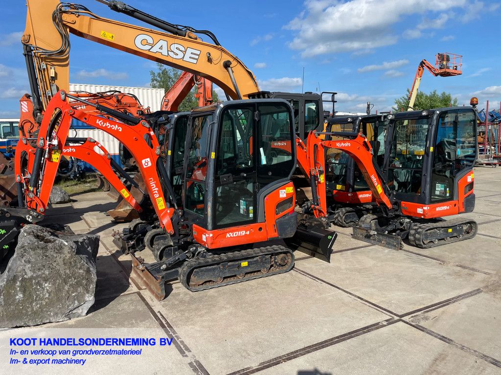 Kubota KX 019-4 (1205)Hours 5xon Stock!!