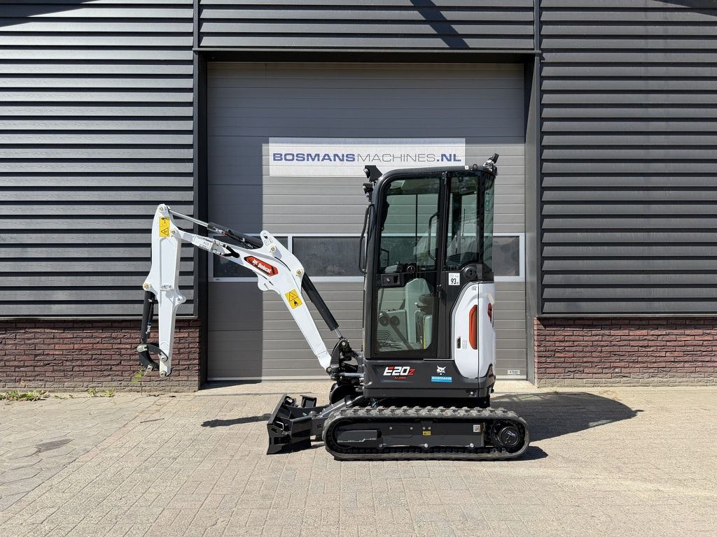 Bobcat E20 z minigraver binnendraaier NIEUW