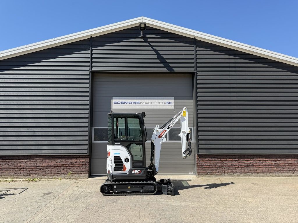 Bobcat E20 z minigraver binnendraaier NIEUW